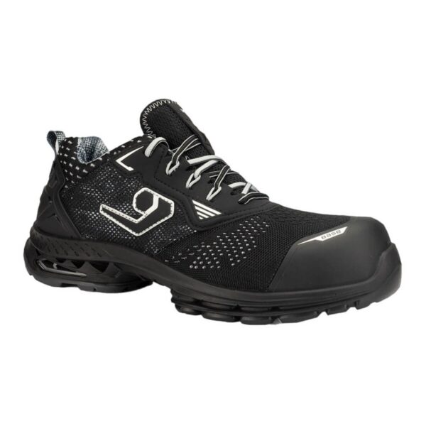 Base Sicherheitshalbschuh London ESD S1PS in schwarz/grau