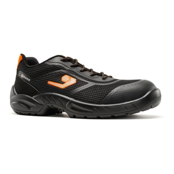Base Sicherheitshalbschuh Lumiar S1PS in schwarz/orange