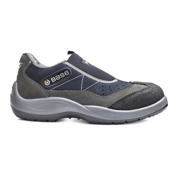 Base Sicherheitshalbschuh Mechanic S1 in grau/blau