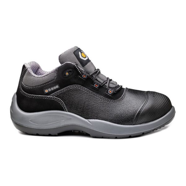 Base Sicherheitshalbschuh Mozart S3S in schwarz/grau
