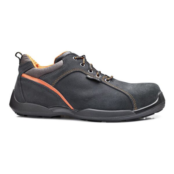 Base Sicherheitshalbschuh Scuba S1P in schwarz/orange