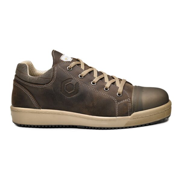Base Sicherheitshalbschuh Selfie S3 in braun/beige