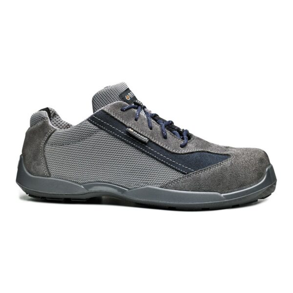 Base Sicherheitshalbschuh Soccer S1P in grau