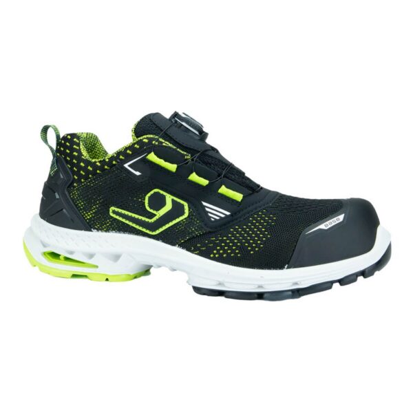 Base Sicherheitshalbschuh Stockholm ESD S1PS in schwarz/grün