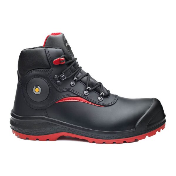 Base Sicherheitshochschuh Be-Stone S3 in schwarz/rot