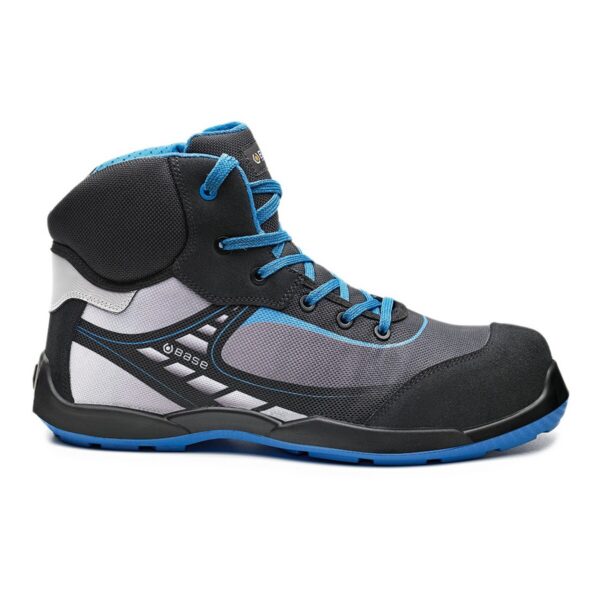 Base Sicherheitshochschuh Bowling Top / Tennis Top S3L in schwarz/blau
