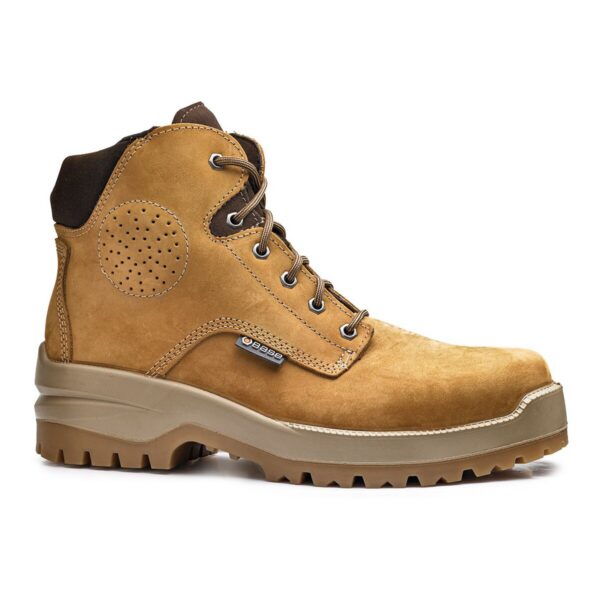Base Sicherheitshochschuh Camel Top S3 in honigbraun/schwarz