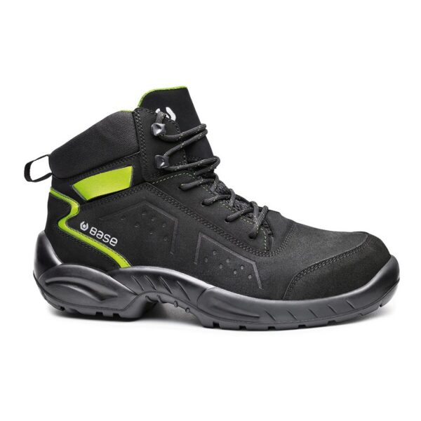 Base Sicherheitshochschuh Chester Top S3S in schwarz/grün