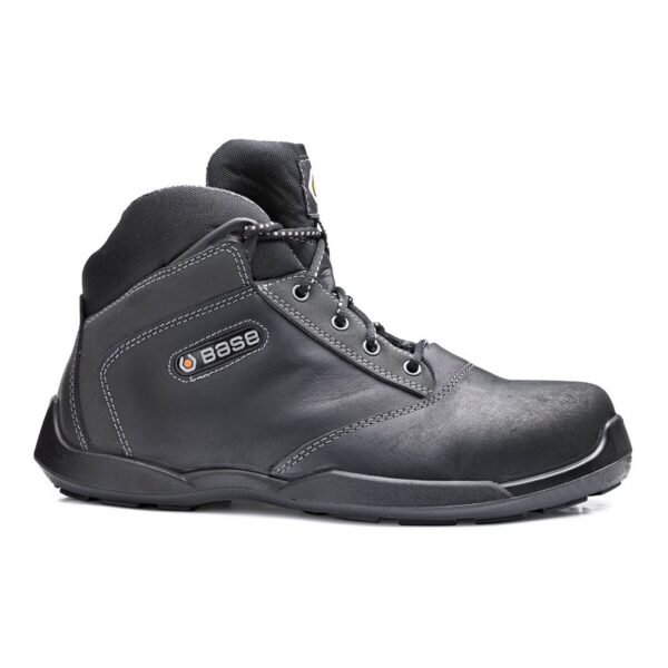 Base Sicherheitshochschuh Hockey S3S in schwarz/grau
