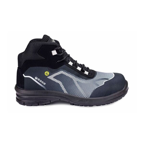 Base Sicherheitshochschuh Oren Top ESD S3S in schwarz/grau