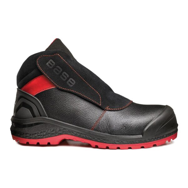 Base Sicherheitshochschuh Sparkle S3S in schwarz/rot