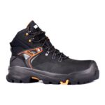 Base Sicherheitshochschuh T-Rex Mid / T-Wall Mid S3S – schwarz/orange - Toolcon.works Base Sicherheitshochschuh T-Rex Mid / T-Wall Mid S3S