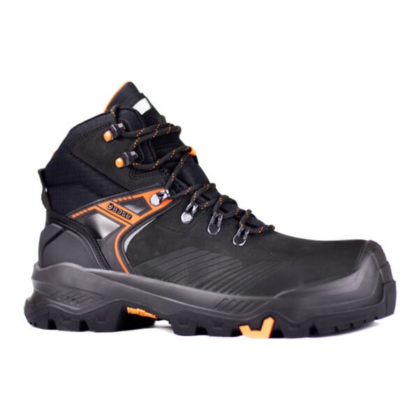 Base Sicherheitshochschuh T-Rex Mid / T-Wall Mid S3S in schwarz/orange