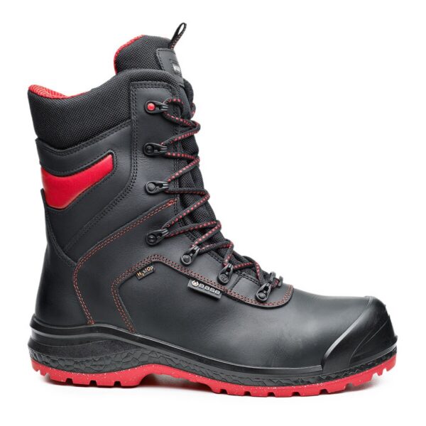 Base Sicherheitsstiefel Be-Dry Top S3 in schwarz/rot