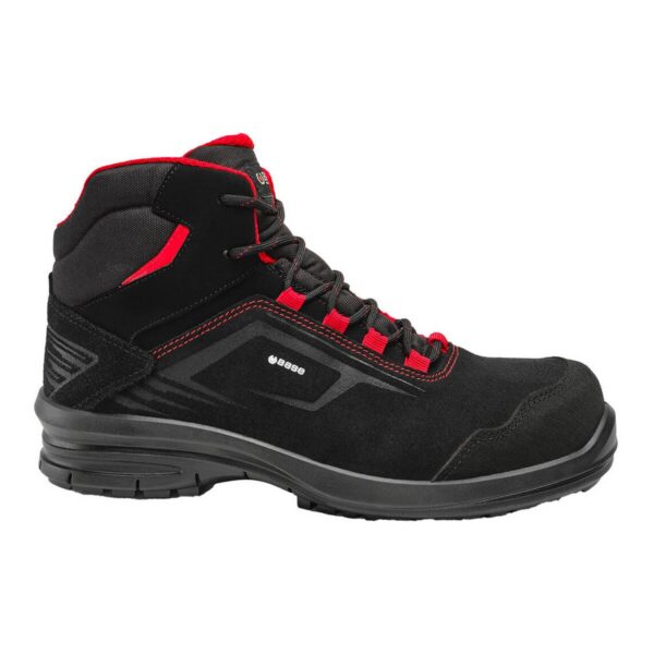 Base Sicherheitsstiefel Dione Top S3L in schwarz/rot