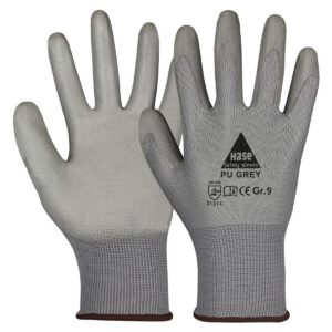 Hase Montagehandschuh PU Grey – grau - Toolcon.works Alle Produkte