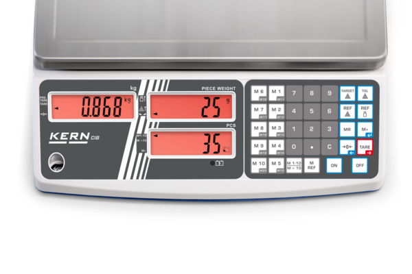 KERN Zählwaage CIB 10K-3 – Ansicht 7 - Toolcon.works KERN Zählwaage 3 kg