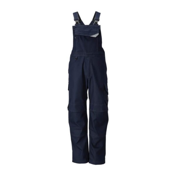 MASCOT Latzhose mit Knietaschen MULTISAFE 13669-216 in Schwarzblau, front