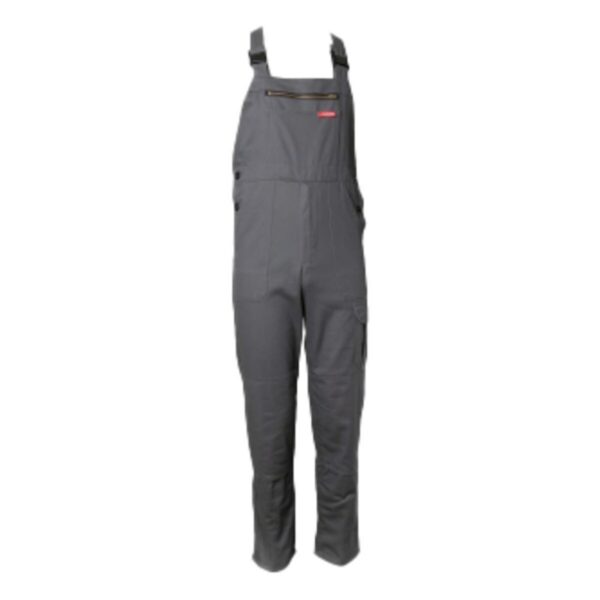 PLANAM BW 290 Cargo-Latzhose in grau, front