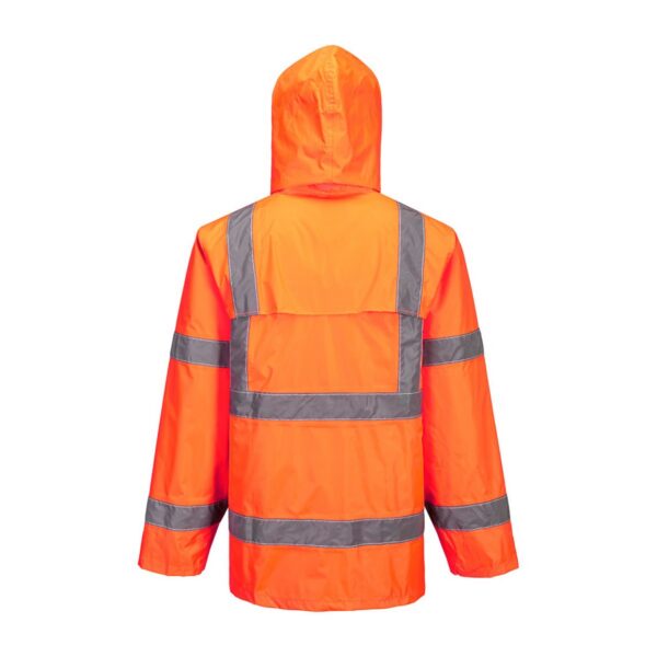 Portwest Hi-Vis Regenjacke H440 – Hi-vis Orange Rückseite - Toolcon.works Portwest Hi-Vis Regenjacke
