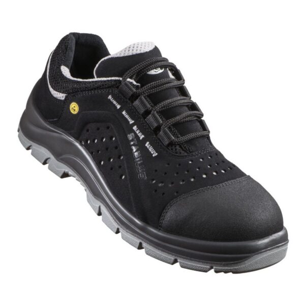 Stabilus Sicherheitshalbschuh Henry low ESD S1P in Grau/Schwarz, Seitenansicht