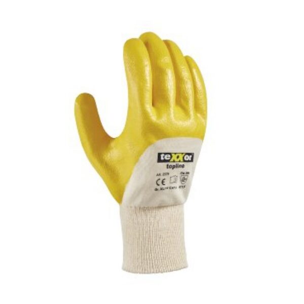 teXXor Nitril-Handschuh Strickbund