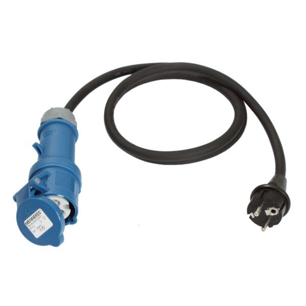 Adapterleitung CEE-Kupplung auf Schuko-Stecker, 1,5 m