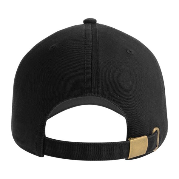 Atlantis Fraser Dad Cap – schwarz Rückseite - Toolcon.works Atlantis Fraser Dad Cap
