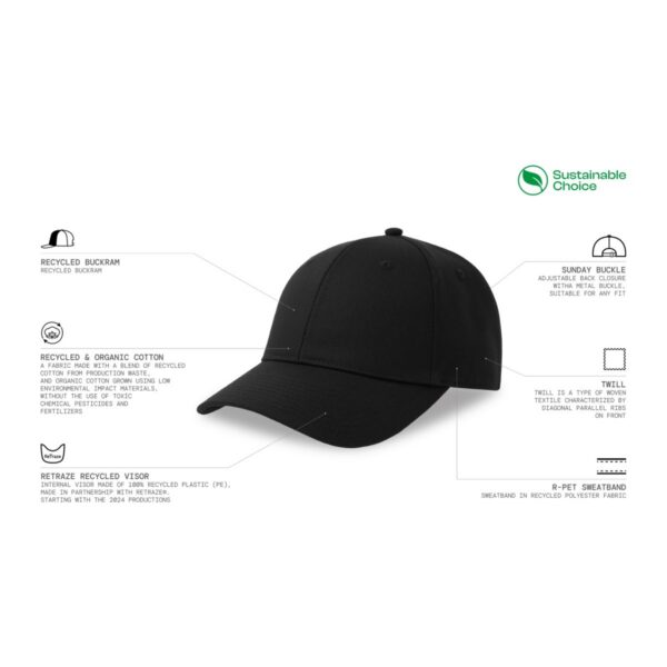 Atlantis Hit-S Baseball Cap – Maße - Toolcon.works Atlantis Hit-S Baseball Cap