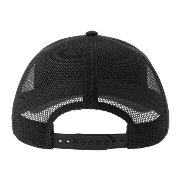 Atlantis Rapper Canvas-S Trucker Cap – schwarz Rückseite - Toolcon.works Atlantis Rapper Canvas-S Trucker Cap