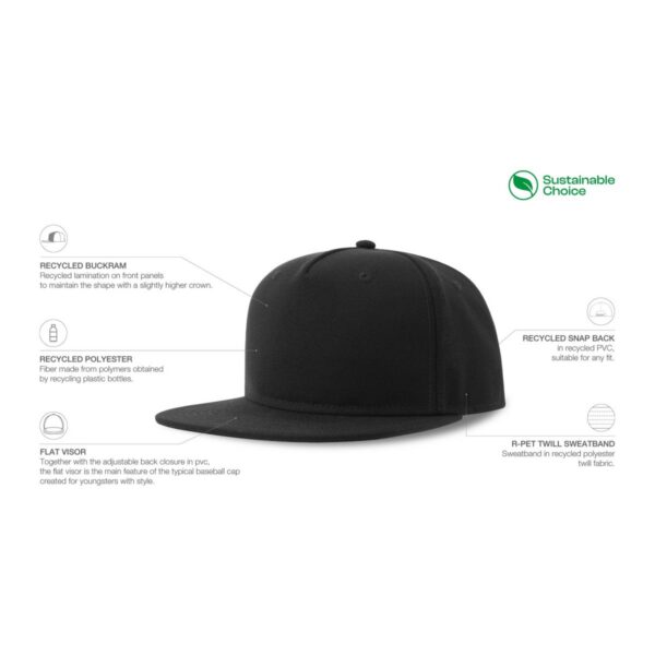 Atlantis Snap Five-S Snapback Cap – Maße - Toolcon.works Atlantis Snap Five-S Snapback Cap