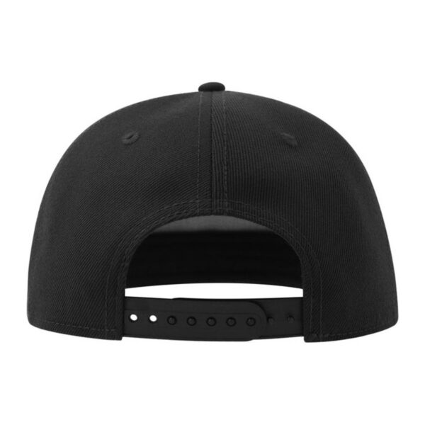 Atlantis Snap Five-S Snapback Cap – schwarz Rückseite - Toolcon.works Atlantis Snap Five-S Snapback Cap