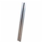 H-Kartätsche Alu, gezahnt 10 × 10 mm