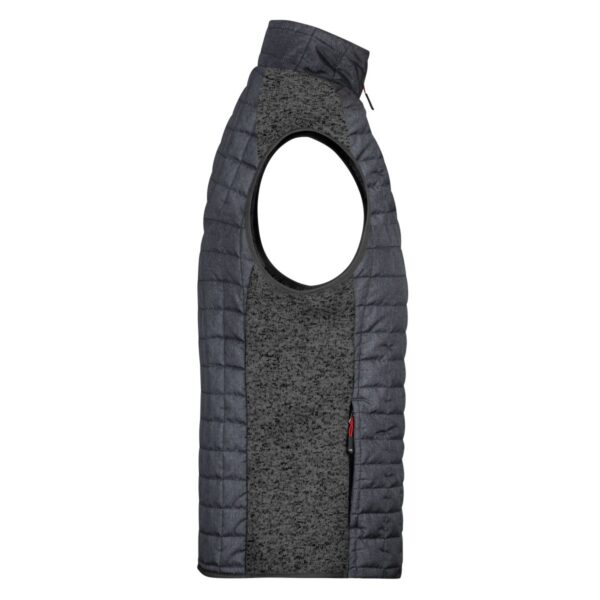 James & Nicholson Strickfleece-Hybridweste JN740