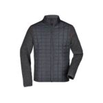 James & Nicholson Strickfleece-Hybridjacke JN742