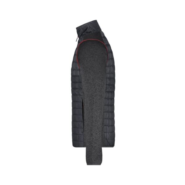 James & Nicholson Strickfleece-Hybridjacke JN742