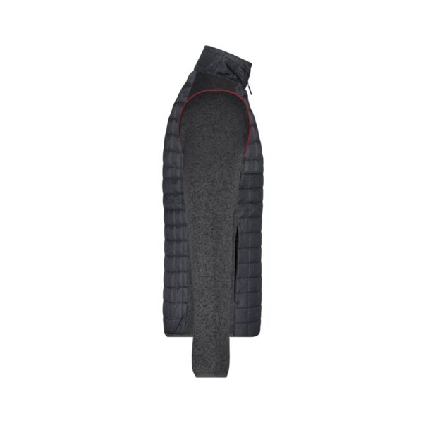 James & Nicholson Strickfleece-Hybridjacke JN742