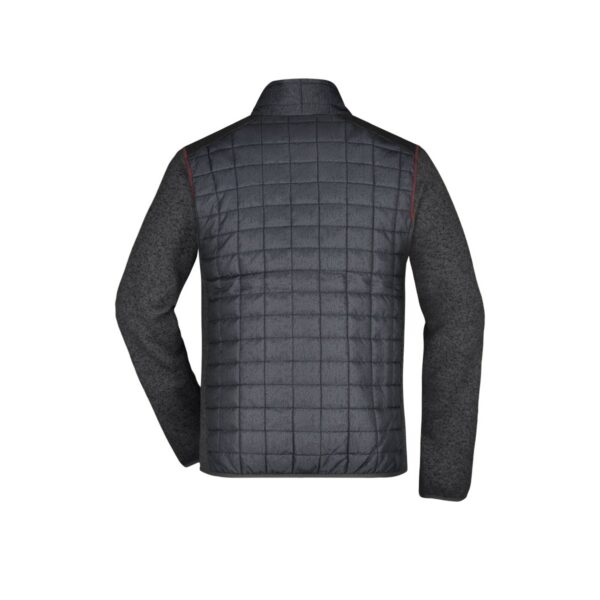 James & Nicholson Strickfleece-Hybridjacke JN742