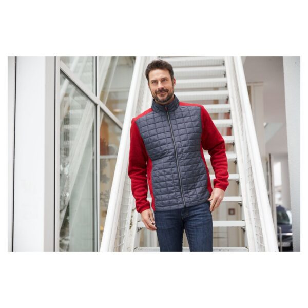 James & Nicholson Strickfleece-Hybridjacke JN742