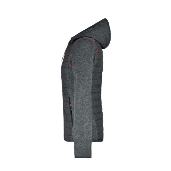 James & Nicholson Strickfleece-Hybridjacke mit Kapuze Damen JN771