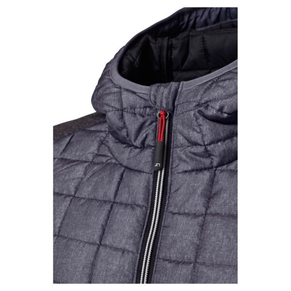 James & Nicholson Strickfleece-Hybridjacke mit Kapuze Damen JN771