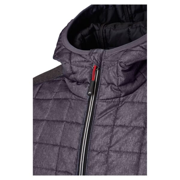 James & Nicholson Strickfleece-Hybridjacke mit Kapuze JN772