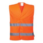 Portwest Hi-Vis Warnweste mit zwei Reflexstreifen C474 – Hi-vis Orange - Toolcon.works Portwest Hi-Vis Warnweste mit zwei Reflexstreifen