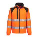 Portwest WX2 Eco Hi-Vis Fleecejacke CD807 – Hi-vis Orange/Schwarz - Toolcon.works Portwest WX2 Eco Hi-Vis Fleecejacke