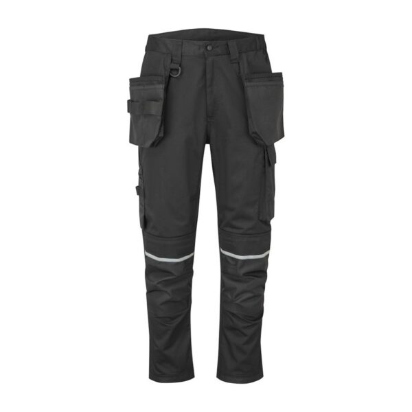 Portwest WX2 Eco Handwerks Bundhose mit Holstertaschen CD845 in schwarz