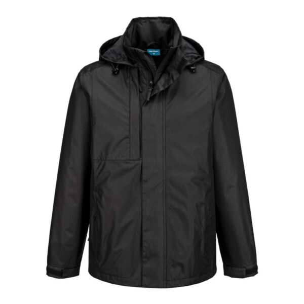 Portwest WX2 Eco Regenjacke CD867 in schwarz