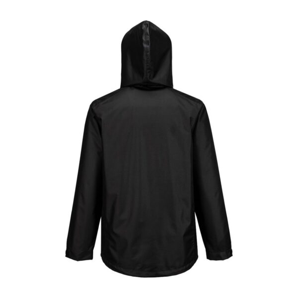 Portwest WX2 Eco Regenjacke CD867 – schwarz Rückseite - Toolcon.works Portwest WX2 Eco Regenjacke
