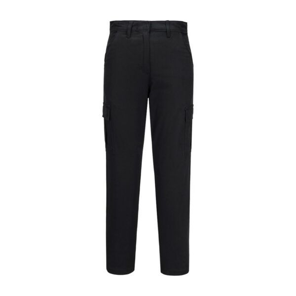 Portwest WX2 Eco Stretch Cargohose für Damen S233 in schwarz