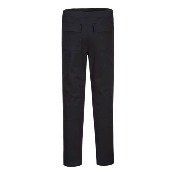 Portwest WX2 Eco Stretch Umstandshose S234 – schwarz Rückseite - Toolcon.works Portwest WX2 Eco Stretch Umstandshose