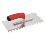 Zahnglättekelle rostfrei mit Softgriff 280 × 130 mm - Toolcon.works Zahnglättekelle rostfrei mit Softgriff, 280 × 130 mm